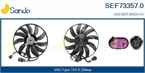 Sando SEF73357.0 Вентилятор радіатора охолодження SEF733570: Приваблива ціна - Купити у Польщі на 2407.PL!