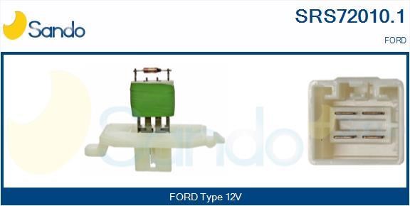 Sando SRS72010.1 Resistor, interior blower SRS720101: Buy near me at 2407.PL in Poland at an Affordable price!