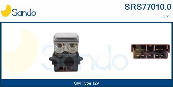 Sando SRS77010.0 Resistor, interior blower SRS770100: Buy near me in Poland at 2407.PL - Good price!