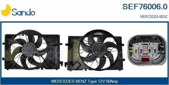 Sando SEF76006.0 Electric Motor, radiator fan SEF760060: Buy near me at 2407.PL in Poland at an Affordable price!