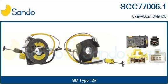 Sando SCC77006.1 Clockspring, airbag SCC770061: Buy near me at 2407.PL in Poland at an Affordable price!