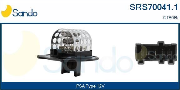 Sando SRS70041.1 Resistor, interior blower SRS700411: Buy near me in Poland at 2407.PL - Good price!