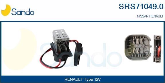 Sando SRS71049.0 Resistor, interior blower SRS710490: Buy near me in Poland at 2407.PL - Good price!
