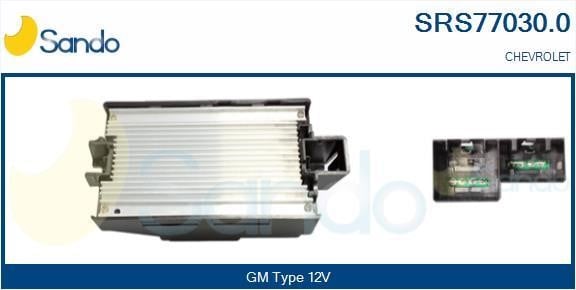 Sando SRS77030.0 Resistor, interior blower SRS770300: Buy near me in Poland at 2407.PL - Good price!