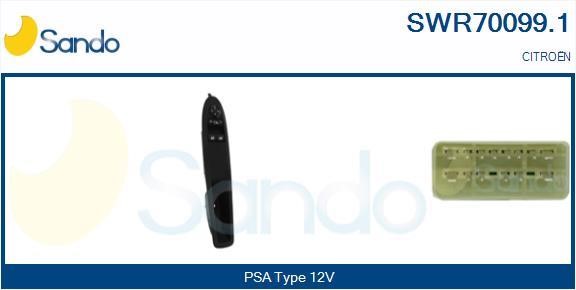 Sando SWR70099.1 Power window button SWR700991: Buy near me in Poland at 2407.PL - Good price!