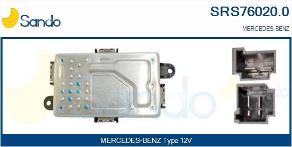 Sando SRS76020.0 Resistor, interior blower SRS760200: Buy near me in Poland at 2407.PL - Good price!