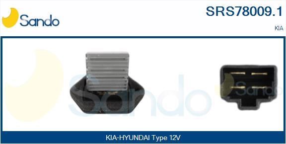Sando SRS78009.1 Сопротивление, вентилятор салона SRS780091: Отличная цена - Купить в Польше на 2407.PL!