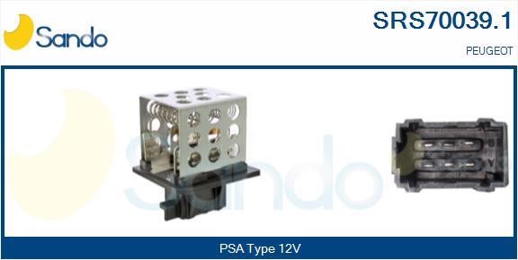 Sando SRS70039.1 Резистор, компресор салону SRS700391: Приваблива ціна - Купити у Польщі на 2407.PL!