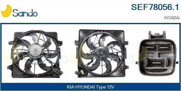 Sando SEF78056.1 Silnik elektryczny, wentylator chłodnicy SEF780561: Dobra cena w Polsce na 2407.PL - Kup Teraz!