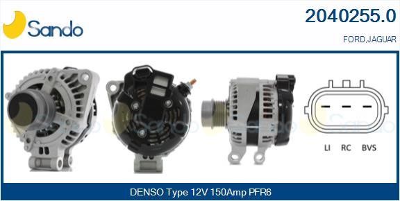 Sando 2040255.0 Alternator 20402550: Buy near me at 2407.PL in Poland at an Affordable price!