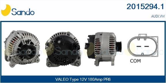 Sando 2015294.1 Alternator 20152941: Buy near me in Poland at 2407.PL - Good price!