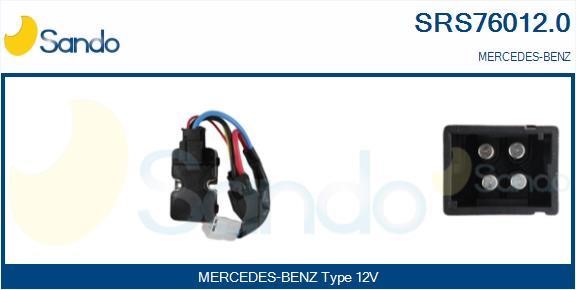 Sando SRS76012.0 Сопротивление, вентилятор салона SRS760120: Отличная цена - Купить в Польше на 2407.PL!