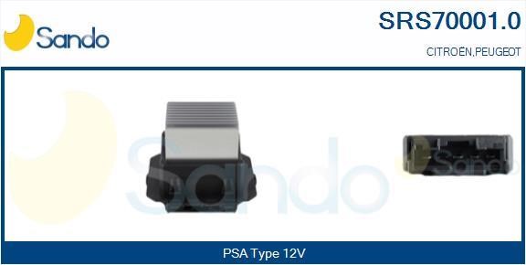 Sando SRS70001.0 Resistor, interior blower SRS700010: Buy near me in Poland at 2407.PL - Good price!