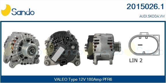 Sando 2015026.1 Alternator 20150261: Buy near me at 2407.PL in Poland at an Affordable price!