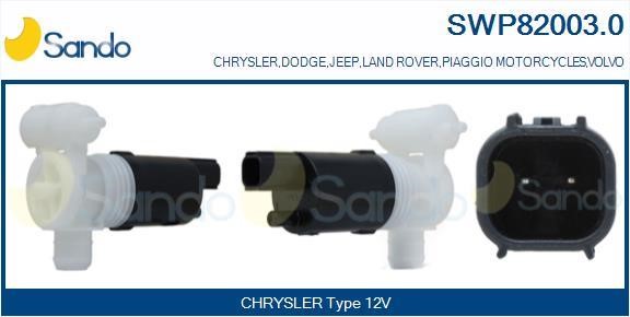 Sando SWP82003.0 Water Pump, window cleaning SWP820030: Buy near me in Poland at 2407.PL - Good price!