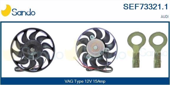 Sando SEF73321.1 Вентилятор радиатора охлаждения SEF733211: Отличная цена - Купить в Польше на 2407.PL!
