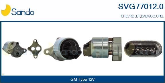 Sando SVG77012.0 Клапан рециркуляции отработанных газов EGR SVG770120: Отличная цена - Купить в Польше на 2407.PL!