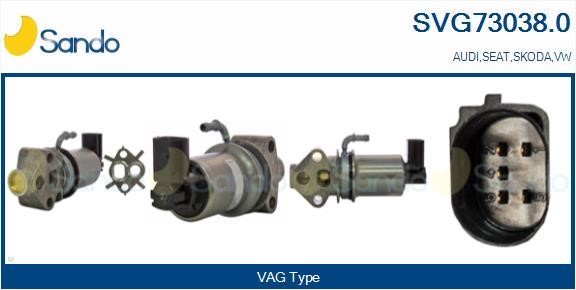 Sando SVG73038.0 Клапан рециркуляции отработанных газов EGR SVG730380: Отличная цена - Купить в Польше на 2407.PL!
