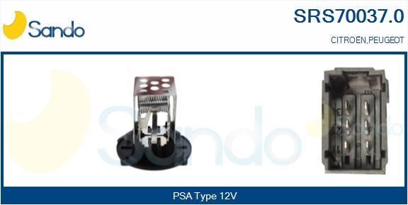 Sando SRS70037.0 Resistor, interior blower SRS700370: Buy near me in Poland at 2407.PL - Good price!