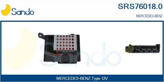 Sando SRS76018.0 Resistor, interior blower SRS760180: Buy near me in Poland at 2407.PL - Good price!