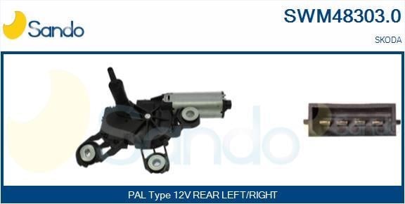 Sando SWM48303.0 Двигатель стеклоочистителя SWM483030: Отличная цена - Купить в Польше на 2407.PL!