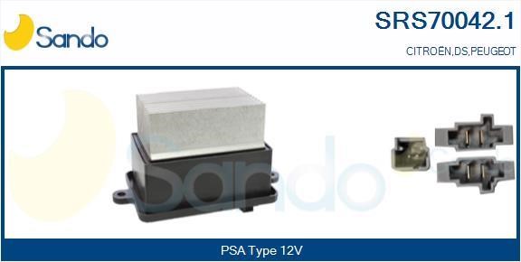 Sando SRS70042.1 Resistor, interior blower SRS700421: Buy near me in Poland at 2407.PL - Good price!