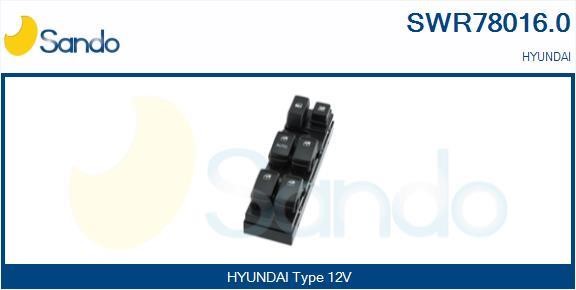 Sando SWR78016.0 Power window button SWR780160: Buy near me in Poland at 2407.PL - Good price!