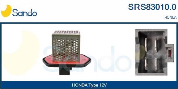 Sando SRS83010.0 Resistor, interior blower SRS830100: Buy near me in Poland at 2407.PL - Good price!
