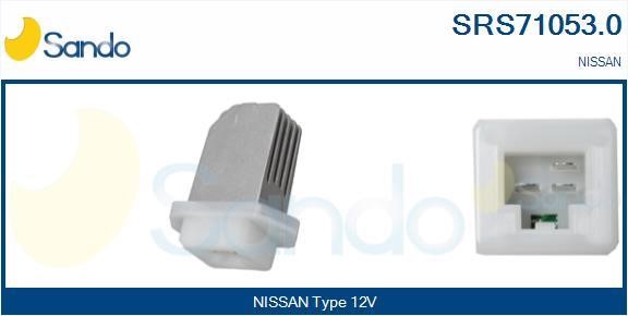 Sando SRS71053.0 Resistor, interior blower SRS710530: Buy near me in Poland at 2407.PL - Good price!