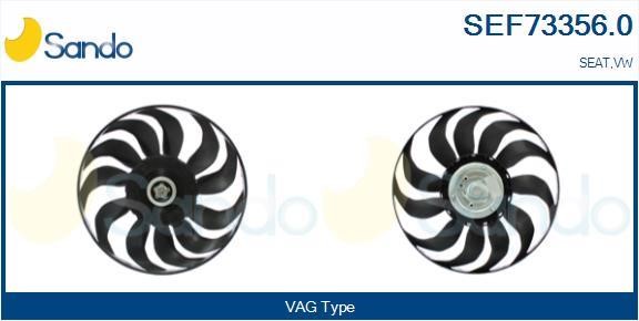 Sando SEF73356.0 Вентилятор радіатора охолодження SEF733560: Купити у Польщі - Добра ціна на 2407.PL!