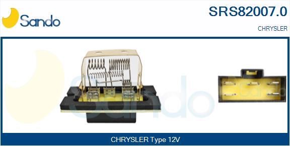 Sando SRS82007.0 Resistor, interior blower SRS820070: Buy near me at 2407.PL in Poland at an Affordable price!