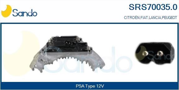 Sando SRS70035.0 Resistor, interior blower SRS700350: Buy near me in Poland at 2407.PL - Good price!