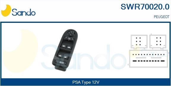 Sando SWR70020.0 Кнопка склопідіймача SWR700200: Приваблива ціна - Купити у Польщі на 2407.PL!