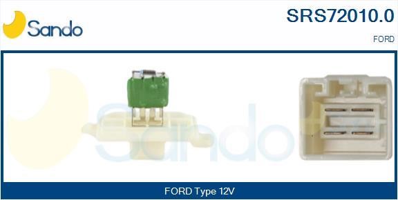 Sando SRS72010.0 Resistor, interior blower SRS720100: Buy near me in Poland at 2407.PL - Good price!