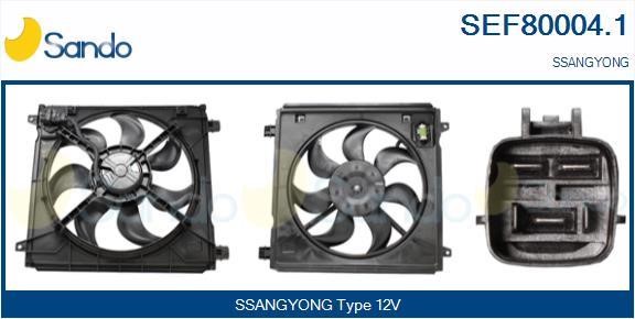 Sando SEF80004.1 Электродвигатель, вентилятор радиатора SEF800041: Отличная цена - Купить в Польше на 2407.PL!