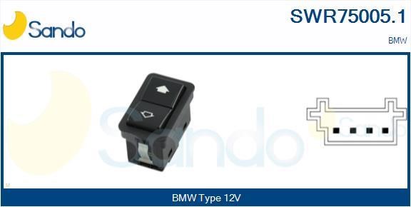 Sando SWR75005.1 Power window button SWR750051: Buy near me in Poland at 2407.PL - Good price!