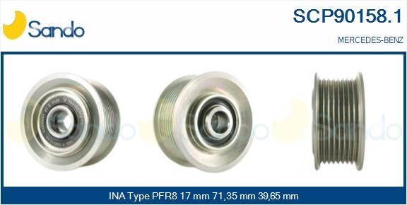 Sando SCP90158.1 Koło pasowe alternatora SCP901581: Dobra cena w Polsce na 2407.PL - Kup Teraz!