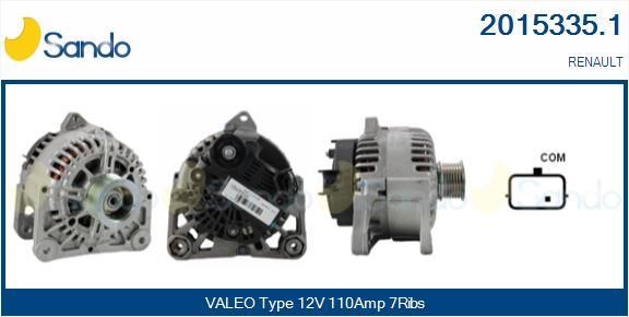Sando 2015335.1 Alternator 20153351: Buy near me at 2407.PL in Poland at an Affordable price!