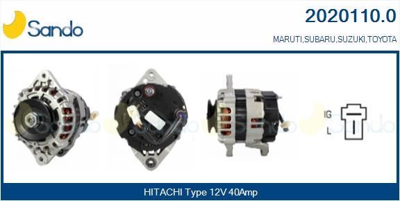 Sando 2020110.0 Alternator 20201100: Buy near me at 2407.PL in Poland at an Affordable price!