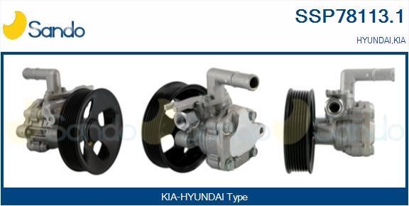 Sando SSP78113.1 Hydraulic Pump, steering system SSP781131: Buy near me in Poland at 2407.PL - Good price!