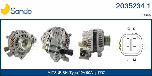 Sando 2035234.1 Alternator 20352341: Buy near me at 2407.PL in Poland at an Affordable price!