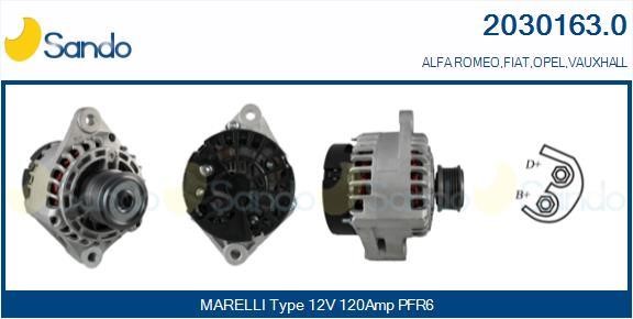 Sando 2030163.0 Alternator 20301630: Buy near me at 2407.PL in Poland at an Affordable price!