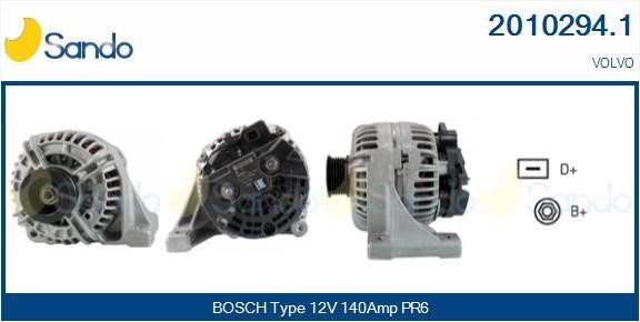 Sando 2010294.1 Alternator 20102941: Buy near me at 2407.PL in Poland at an Affordable price!