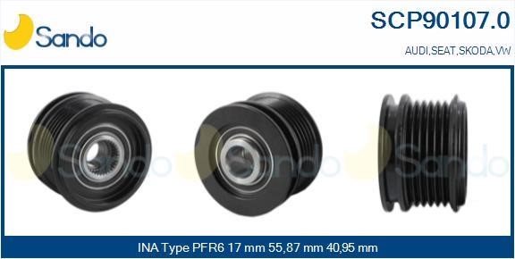 Sando SCP90107.0 Belt pulley generator SCP901070: Buy near me in Poland at 2407.PL - Good price!