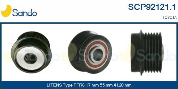 Sando SCP92121.1 Belt pulley generator SCP921211: Buy near me in Poland at 2407.PL - Good price!