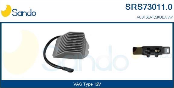 Sando SRS73011.0 Resistor, interior blower SRS730110: Buy near me in Poland at 2407.PL - Good price!