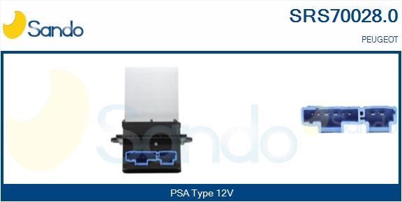 Sando SRS70028.0 Resistor, interior blower SRS700280: Buy near me in Poland at 2407.PL - Good price!