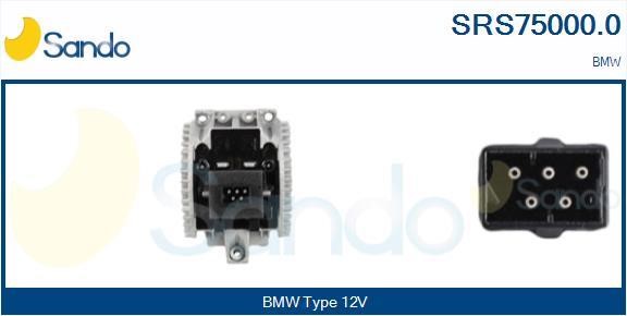 Sando SRS75000.0 Resistor, interior blower SRS750000: Buy near me in Poland at 2407.PL - Good price!