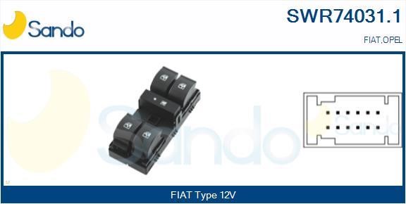 Sando SWR74031.1 Power window button SWR740311: Buy near me in Poland at 2407.PL - Good price!