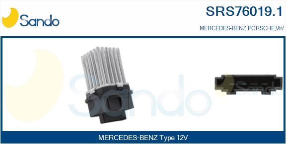 Sando SRS76019.1 Resistor, interior blower SRS760191: Buy near me in Poland at 2407.PL - Good price!